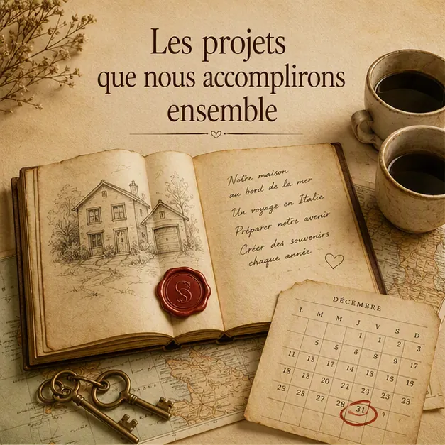 Les projets que nous accomplirons ensemble | Scellé