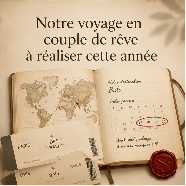 Notre voyage en couple de rêve à réaliser cette année | Scellé