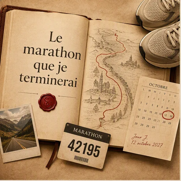 Le marathon que je terminerai | Scellé